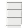 vidaXL Armadio da Notte Bianco 39 x 34,5 x 65 cm Legno multistrato