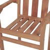 vidaXL Sedie da Giardino Impilabili con Cuscini 4 pz Massello di Teak