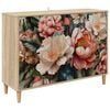 vidaXL Credenza BORNE Sonoma 102 x 33 x 75 cm Legno ingegnerizzato
