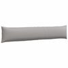 vidaXL Cuscini da Divano 2 pcs Grigio Nuvola 200 x 40 cm Tessuto