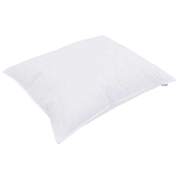 vidaXL Cuscino con cuscino 2 pcs Bianco 70 x 90 cm Cotone