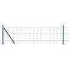 vidaXL Recinzione Euro con Base in Calcestruzzo 10 x 0,4 m Verde Rete