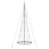 vidaXL Albero di Natale LED Multicolore 399 cm Metallo