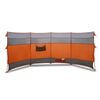 vidaXL Frangivento da Campeggio Arancione 366x152x152 cm Impermeabile