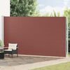 vidaXL Tenda Laterale Retrattile per Patio 220x600 cm Marrone