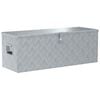 vidaXL Cassetta in Alluminio 110,5x38,5x40cm Argento