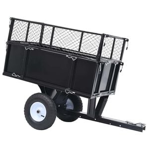 vidaXL Rimorchio Ribaltabile per Tosaerba Carico 150 kg