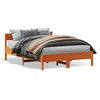 vidaXL Letto senza Materasso Marrone Cera 120x190 cm in Legno di Pino