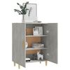 vidaXL Credenza Grigio Cemento 70x34x90 cm in Legno Multistrato