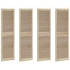 vidaXL Porta per Armadio con porta 4 pz Naturale 170 x 49,5 cm