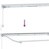 vidaXL Cornice per Tenda Manuale con LED Antracite 2,5 x 2 m