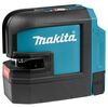 Makita Livella Laser a Linee Incrociate 10,8 W Rossa 25 m Blu e Nera