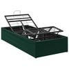vidaXL Telaio Letto Elettrico Regolabile Verde Foresta