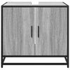 vidaXL Mobile Lavabo Bagno Grigio Sonoma 65x33x60 cm Legno Multistrato