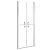 vidaXL Porta per Doccia in ESG Trasparente 96x190 cm