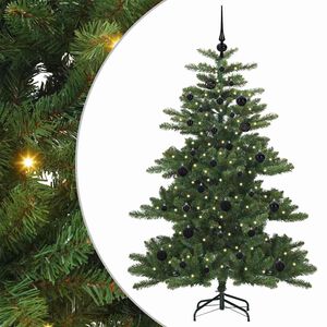 vidaXL Albero di Natale Artificiale con Rami Pieghevoli Verde 150 cm