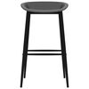 vidaXL Set da Bar 7 pz Nero e Grigio