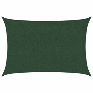 vidaXL Vela Parasole 160 g/m&sup2; Verde Scuro 2x2,5 m in HDPE