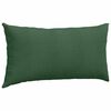 vidaXL Cuscini da Divano 2 pcs Verde Scuro 80 x 40 cm Tessuto in Cords