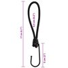 vidaXL Corda Elastica con Ganci 50 pz 17 cm