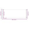 vidaXL Tenda Laterale Retrattile per Patio 220x600 cm Nera