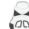 vidaXL Sedia da Gaming Bianco e Nero in Similpelle