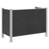 vidaXL Recinzione Contenitore per Rifiuti Grigio 161 x 85 x 115 cm