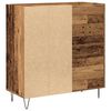 vidaXL Mobile porta vinili Legno vecchio 85 x 38 x 89 cm