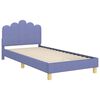 vidaXL Struttura letto bambini con testata Blu jeans 90 x 190 cm