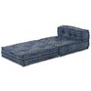 vidaXL Divano modulare Stampa Indigo 70 x 70 x 56 cm Tessuto