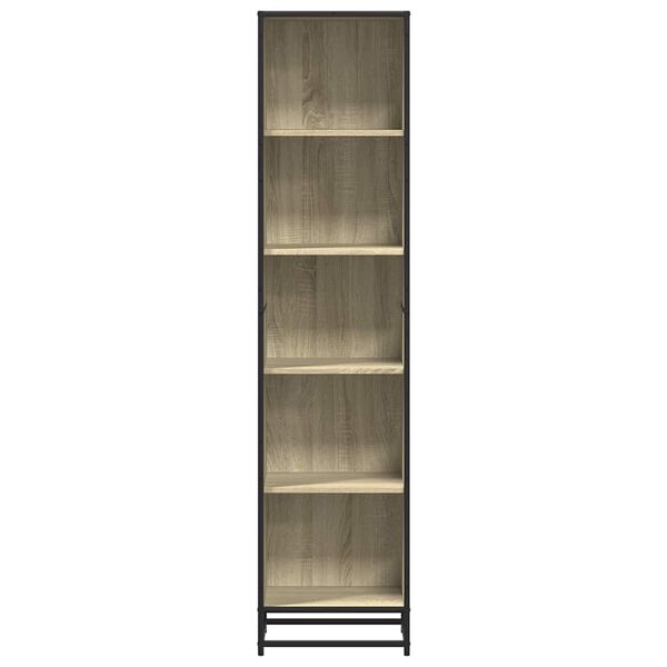 vidaXL Libreria Rovere Sonoma 40x35x170,5 cm in Legno Multistrato