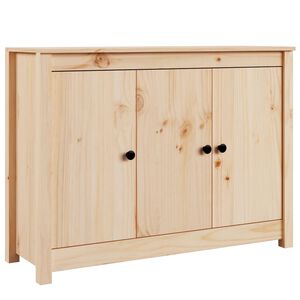 vidaXL Credenza 100x35x74 cm in Legno Massello di Pino
