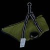 vidaXL Cappotto per Cani Verde militare 2XL Pile e Poliestere