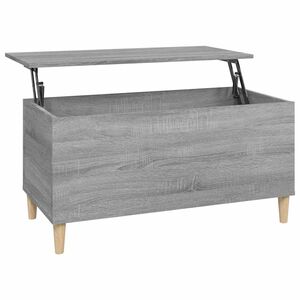 vidaXL Tavolino Salotto Grigio Sonoma 90x44,5x45 cm Legno Multistrato