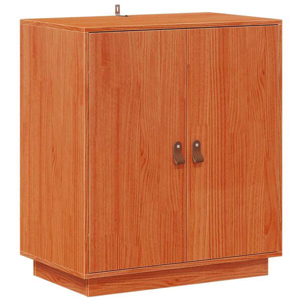 vidaXL Credenza Marrone Cera 65,5 x 40 x 75 cm Legno di pino massiccio