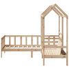 vidaXL Set Dormeuse e Panca con Tetto 90x190cm Legno Massello di Pino
