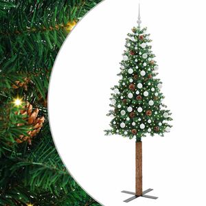 vidaXL Albero di Natale snodato con 300 LED con supporto Verde 210 cm