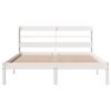 vidaXL Letto senza Materasso Bianco 135x190 cm Legno Massello di Pino