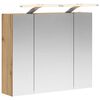 vidaXL Mobiletto per specchio da bagno Rovere Artigianale
