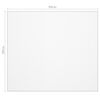 vidaXL Protezione Tavolo Opaca 90x90 cm 1,6 mm PVC