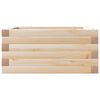 vidaXL Fioriera da Giardino 50x50x23 cm in Legno Massello di Pino