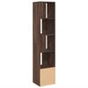 vidaXL Libreria Rovere Marrone 40x36x189 cm in Legno Multistrato