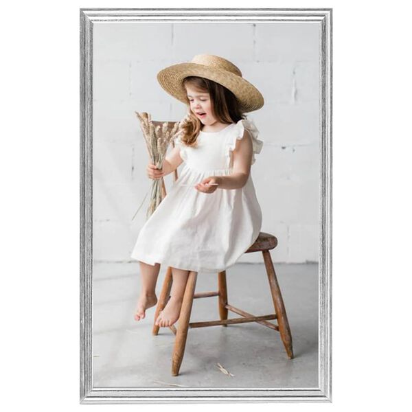 vidaXL Cornici Foto Collage 3 pz per Tavolo Argento 10x15 cm in MDF