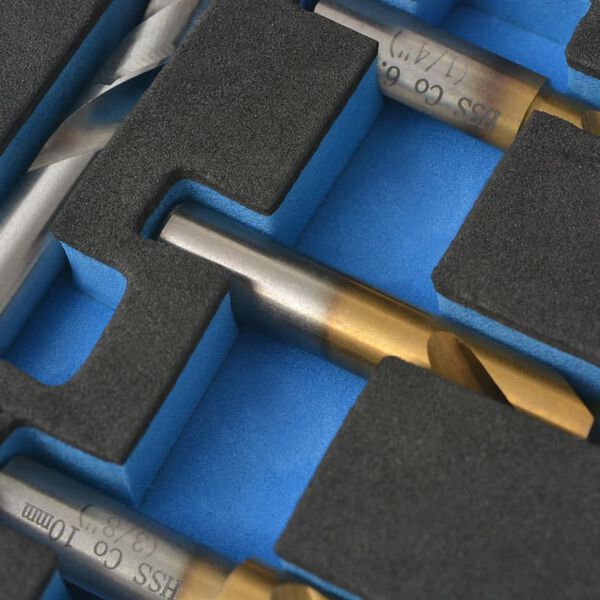 vidaXL Set 4 Pezzi Perforatrice Punti Saldatura HSS