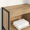 vidaXL Armadio per Libri Rovere Artigianale 80 x 30 x 155 cm