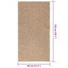 vidaXL Tappeto ZIZUR 80x150 cm Aspetto Iuta per Interni ed Esterni