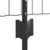 vidaXL Recinzione e Posto Grigio 0,6 x 25 m Acciaio