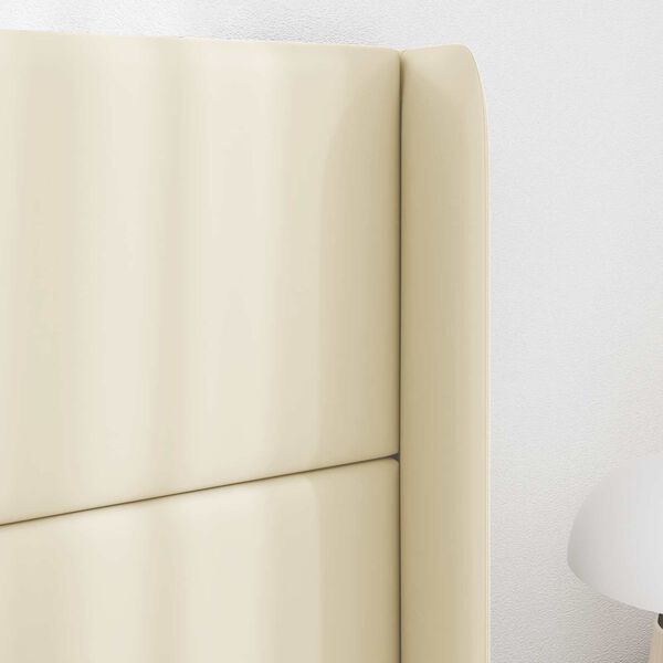 vidaXL Orecchia della Testata Crema 80 x 16 x 4 cm PVC