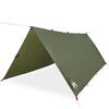 vidaXL Telone da Campeggio Verde Oliva 366x306 cm Impermeabile