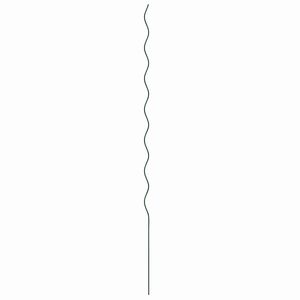 vidaXL Supporto per piante 50 pz Verde 170 x 0,6 x 0,6 cm Acciaio